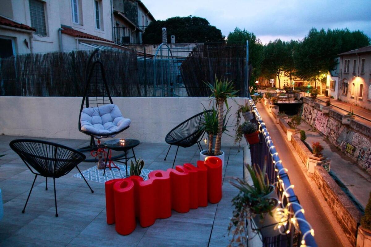 L'Amoureux - Terrasse Et Climatisation Coeur De Ville Montpellier Dış mekan fotoğraf